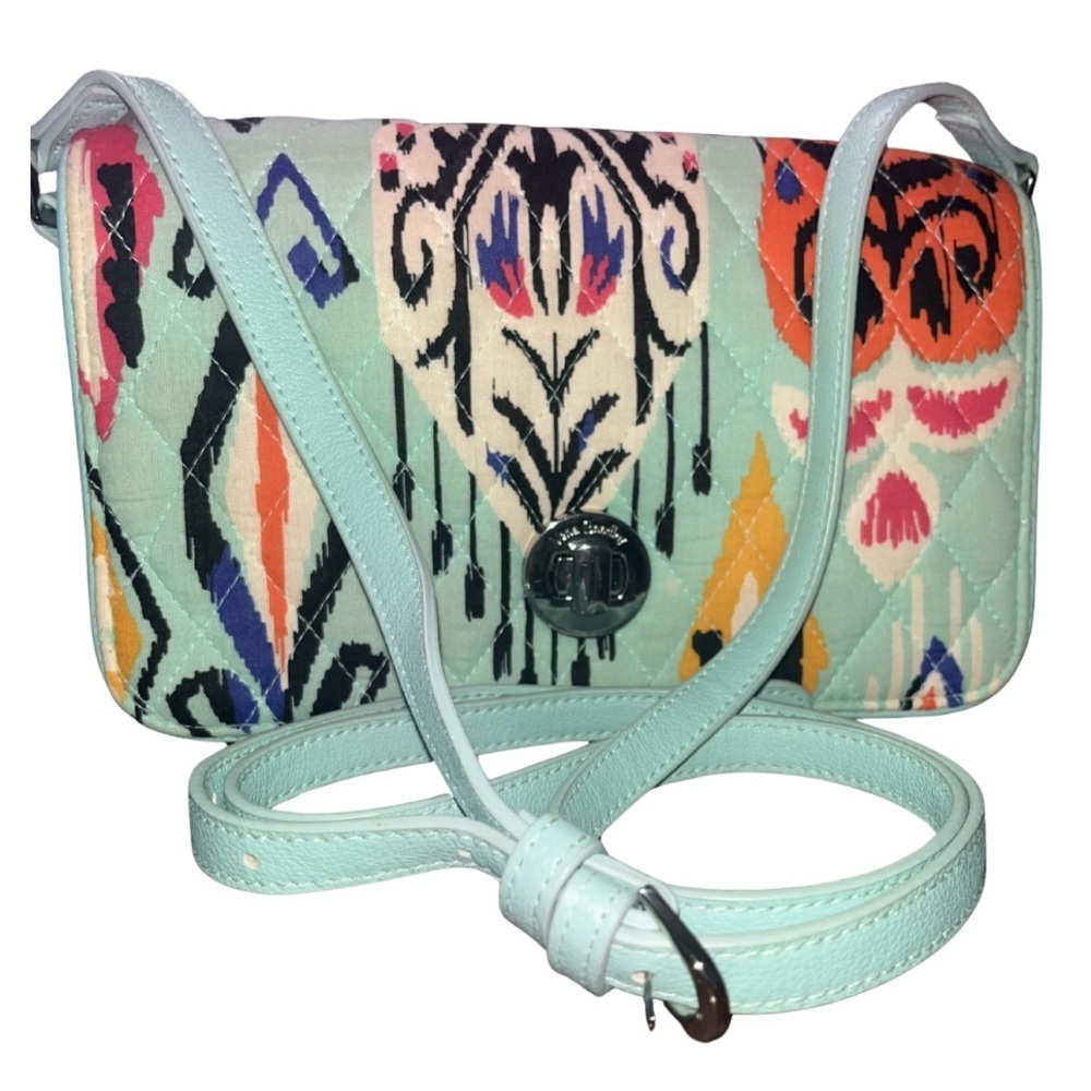 Vera Bradley Turnlock Crossbody Bag – Pueblo Print (Retired)